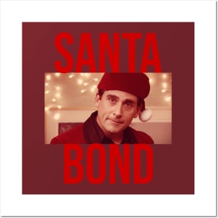 Santa Bond (Michael Scott) (The Office) Posters and Art